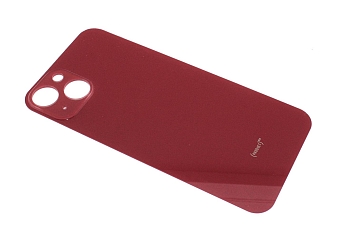 Задняя крышка (стекло) для Apple iPhone 13 красная