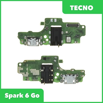 Разъем зарядки для телефона Tecno Spark 6 Go, микрофон